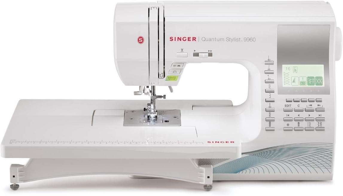 Singer Elektronisch gesteuerte Nähmaschinen, Schwarz, Computernähmaschine Quantum Stylist 9960