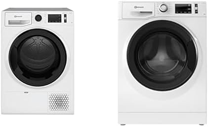Bauknecht Wärmepumpentrockner, 8 kg, Weiß, Set: + Waschmaschine, ActiveCare, Steam Hygiene