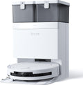 ECOVACS Saugroboter, Schwarz, DEEBOT T50 Omni mit Wischfunktion, 15.000 Pa, T30 Omni-Upgrade, Ausziehbare Seitenbürste und Mopp