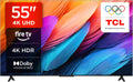 TCL Fernseher, Schwarz, 55PF650A 55-Zoll 4K Ultra HD, HDR TV, Smart LED Fire TV (Dolby Vision, Dolby Atmos, HDR 10