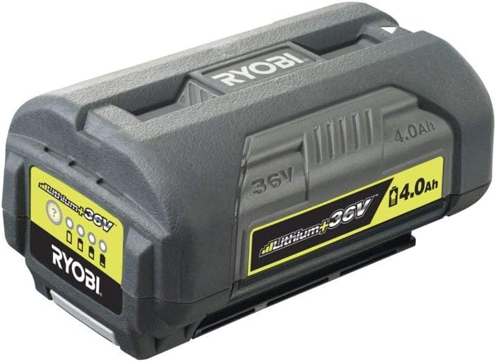 RYOBI Werkzeugakkus, 4,0 Ah, 36 V, Grau/Schwarz/Gelb, Akku MaxPower BPL3640D2 ( Akkukapazität, Spannung, Überlastschutz