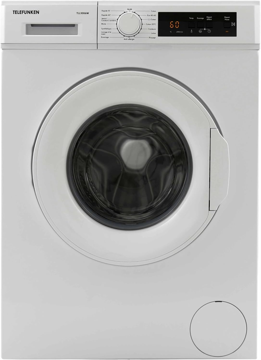 TELEFUNKEN Waschmaschine, 6 kg, Weiß, TLL1006 W Frontlader