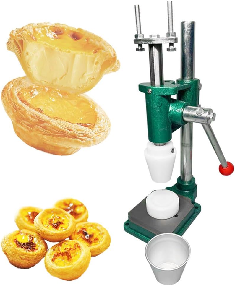 Handgefertigte Monitor, Schwarz, Tartepresse, Easy Shell Maker zum Backen von Pudding-Törtchen und Waffeln