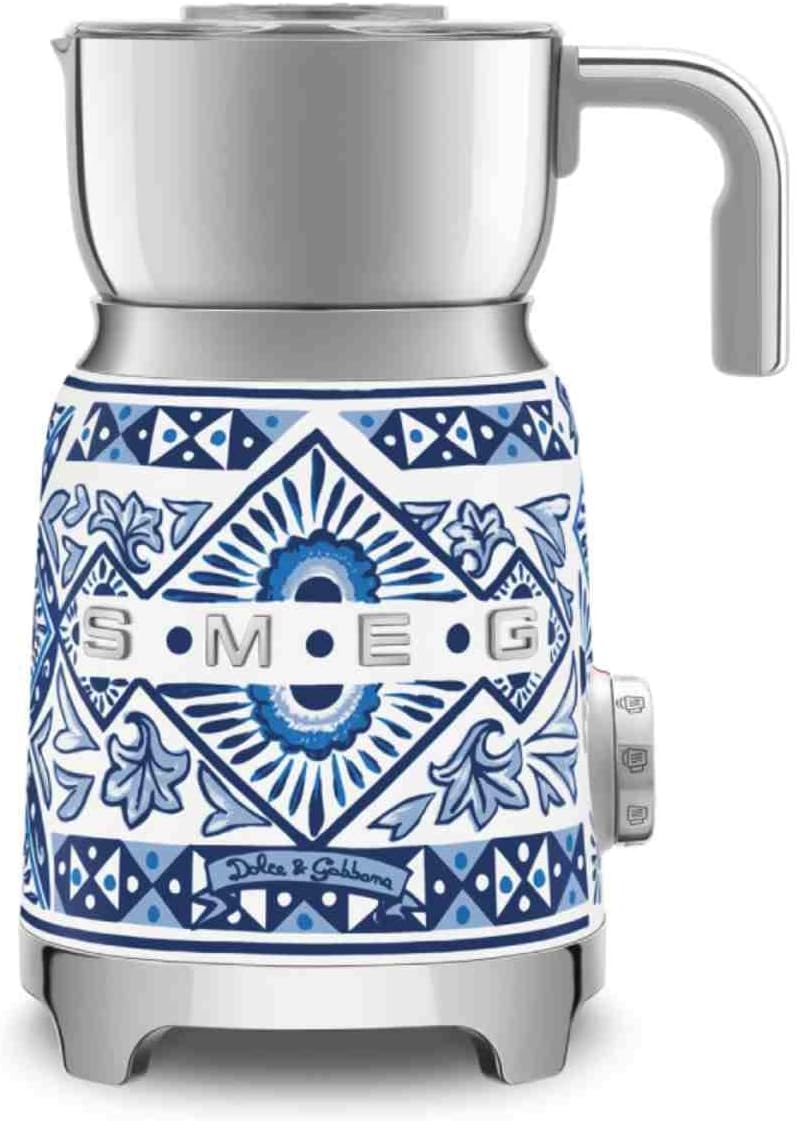 Smeg Milchaufschäumer, Blau, MFF01DGBEU Dolce & Gabbana Blu Mediterraneo