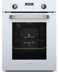 Klarstein Backofen, 45 cm, 49 L, Schwarz/Silber, SmartSlim Einbau -, 9 Funktionen, Dampfreinigung, Abnehmbare Glastür