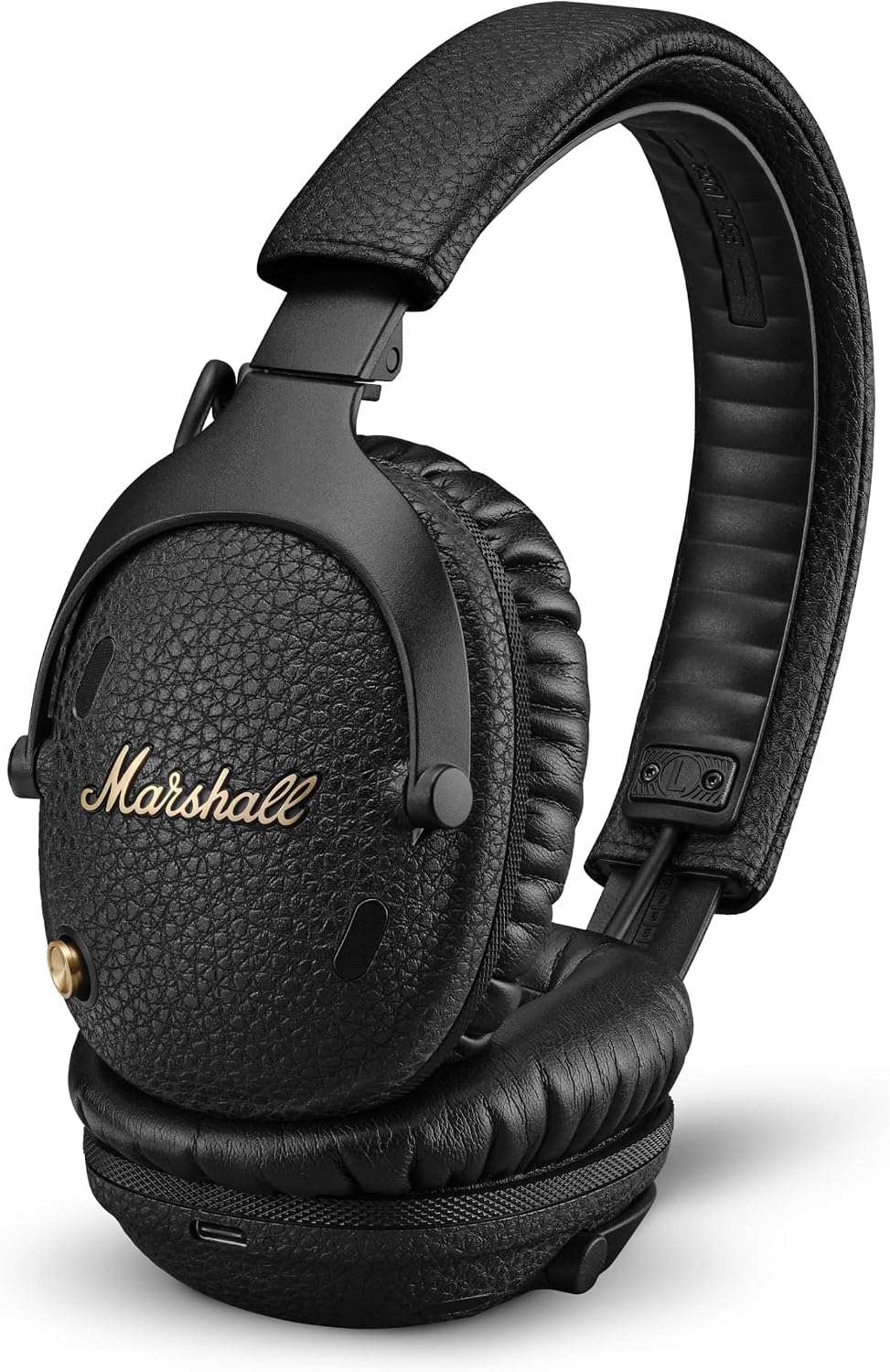 Marshall Monitor, Schwarz, III ANC Aktiver Geräuschunterdrückung Bluetooth Kopfhörer, 70 Stunden Spielzeit