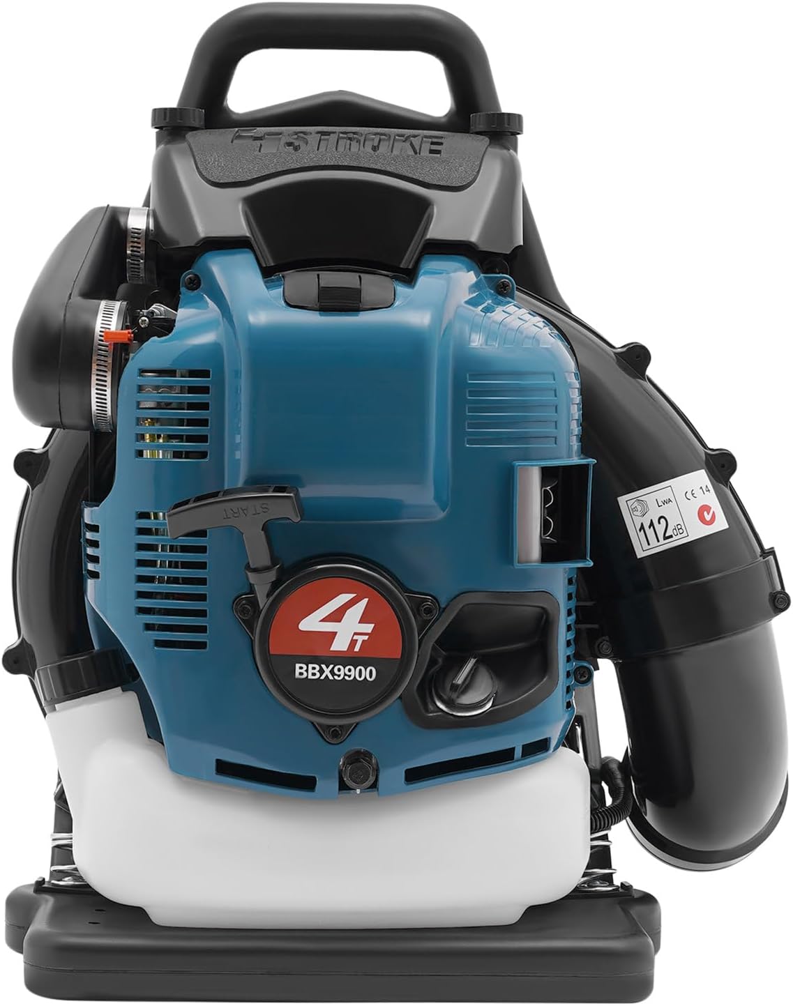 unkonwcy Laubbläser, Schwarz, 6Cc 4Takt Benzin Laubsauger Rucksack Motor BlasgeräT