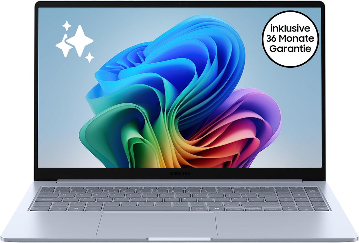 Samsung Laptop, Mehrfarbig, Galaxy Book4 Edge AI-, 6-Zoll-Display, 16GB RAM, Snapdragon X Plus Prozessor, Notebook 512GB Speicher