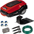 Einhell Rasenmäher, 800 m, 18 V, Rot/Schwarz, FREELEXO 800 LCD BT Solo Power X-Change (ohne Akku, Multizonenmäher