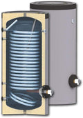 ThermoFlux Wärmepumpen, Grau/Schwarz, speicher SWPN 400, mit einem Wärmetauscher