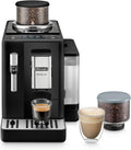 De'Longhi Kaffeevollautomat, Schwarz, Rivelia EXAM440.35.B mit Milchaufschäumdüse, Wechselbarer Bohnenbehälter