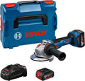 Bosch Professional Schleifer, 18 V, Blau/Schwarz/Rot, Cordless Angle Grinder GWS -11 S