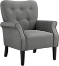 Sofa Yaheetech, Dunkelgrau, Ohrensessel moderner Polstersessel Loungesessel