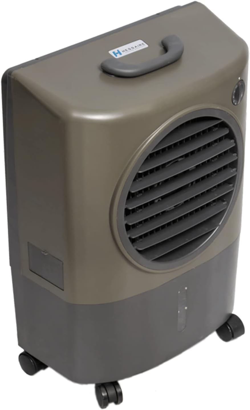 Hessaire Mobiles Klimagerät, 500 m, grün, MC18 V Tragbarer Verdunstungskühler, 1300 CFM, kühlt ²