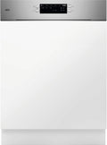 AEG Geschirrspüler, 60 cm, 44 dB, Silber, Teilintegrierter 6000, Spülmaschine, kraftvolle Reinigung mit 3x besserer Sprühabdeckung & viel