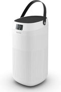 Olimpia Splendid Dunstabzugshaube, Weiß, 99277 Aura Care Luftreiniger, Drei Filtrationsstufen mit Hepa13, Ionisator und keimtötender UV-Lampe