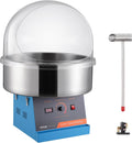 VEVOR Zuckerwattemaschinen, 1000 W, Blau, Elektrische Zuckerwattemaschine, Zuckerwattegeräte, Kommerzielle Zuckerwattemaschine mit Abdeckung