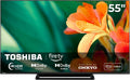Toshiba Fernseher, 55 Zoll, Schwarz, Smart TV, Smart TV Fire TV 4K UHD Dolby Vision HDR & Dolby Atmos, Sound by Onkyo