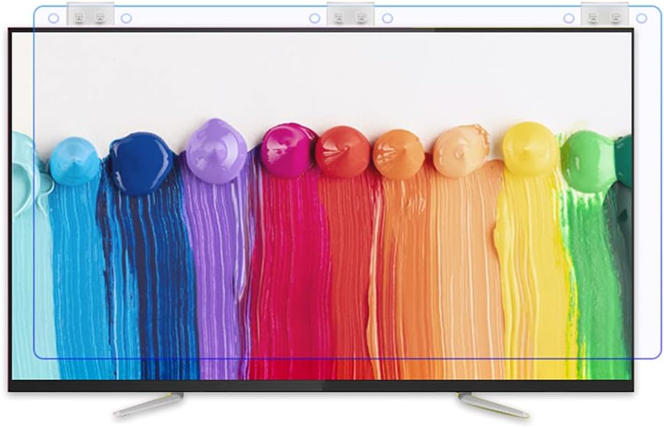 Fernseher, Blau, TV-Displayschutzfolie 32-65-Zoll-Anti-, für LCD, 4K OLED & QLED und gekrümmtem Bildschirm, 58'(1303x766)
