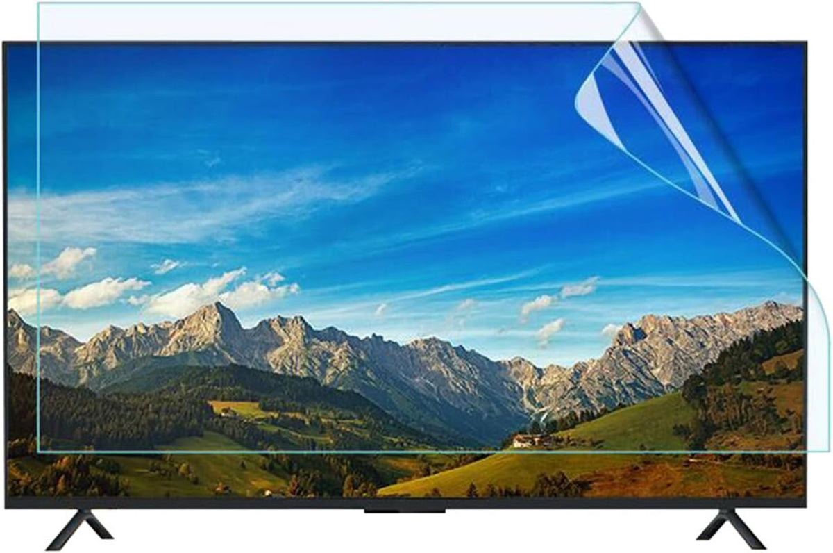 TV-Schutzfolie, 85 Zoll, Schwarz, TV-Bildschirmschutzfolien, Anti Blaues Licht/Anti-UV Filter-Folie Anti-Kratzer