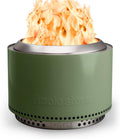 Solo Stove Feuerschalen & -körbe, 68,5 x 50,5 cm, 20 kg, Grün, Feuerschale Yukon 2.0 mit Standfuß, Feuerstelle für Raucharme Holzverbrennung