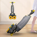 Handkehrmaschine Waschmaschine, 45 cm, Schwarz, 3-in-1-Reinigungswerkzeug mit Breite, Bürsten, Waschen und Blasen