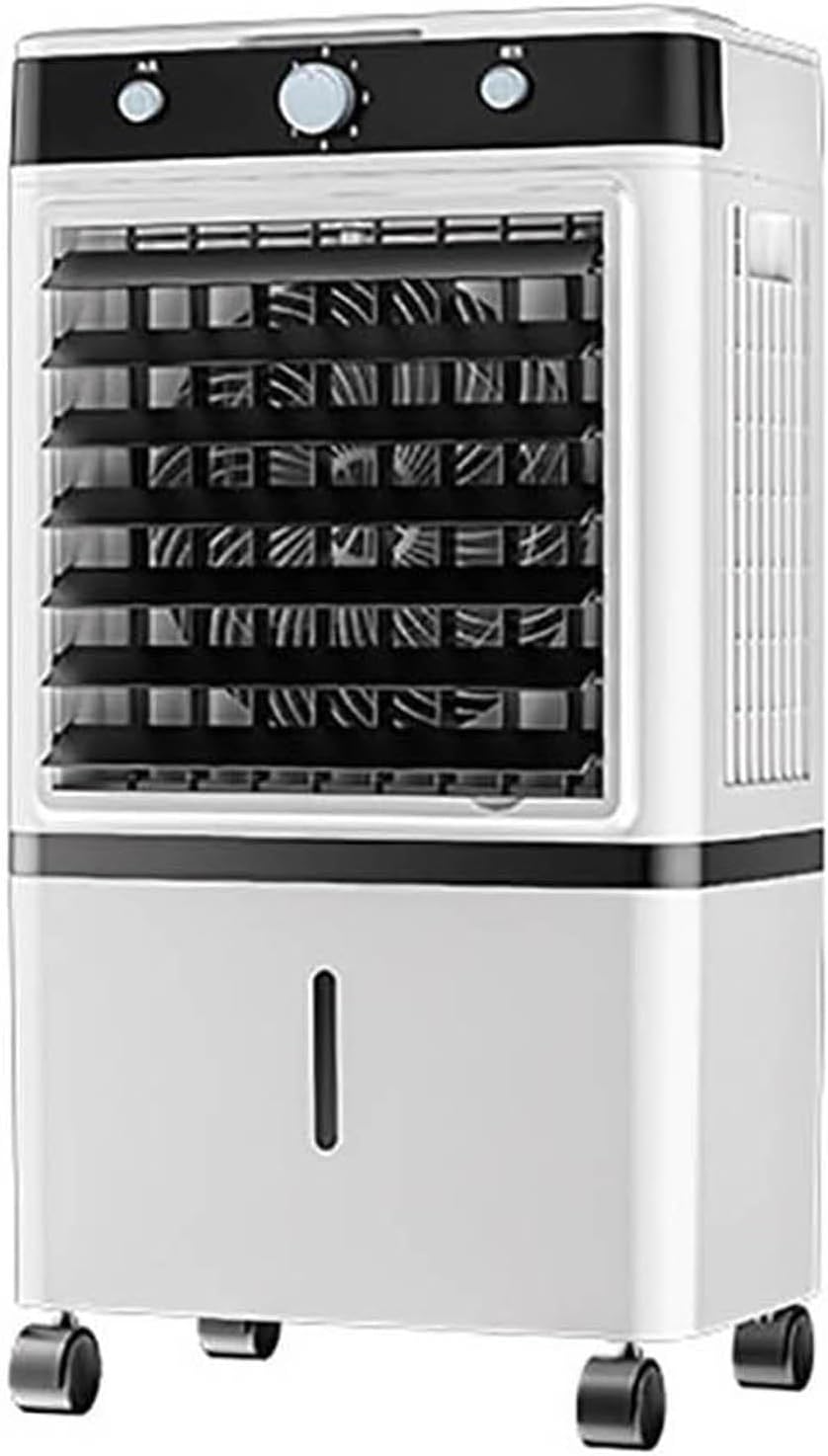 Portable Mobiles Klimagerät, 40 W für eine Schicht, 70 W für zwei Schichten, 3 L, Weiß/Schwarz