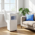 AIEIJJH Mobiles Klimagerät, Weiß, Tragbare Klimaanlage 12000 BTU, kühlt 300 sq.ft, Fernbedienung, 24H Timer, 120° Oszillation