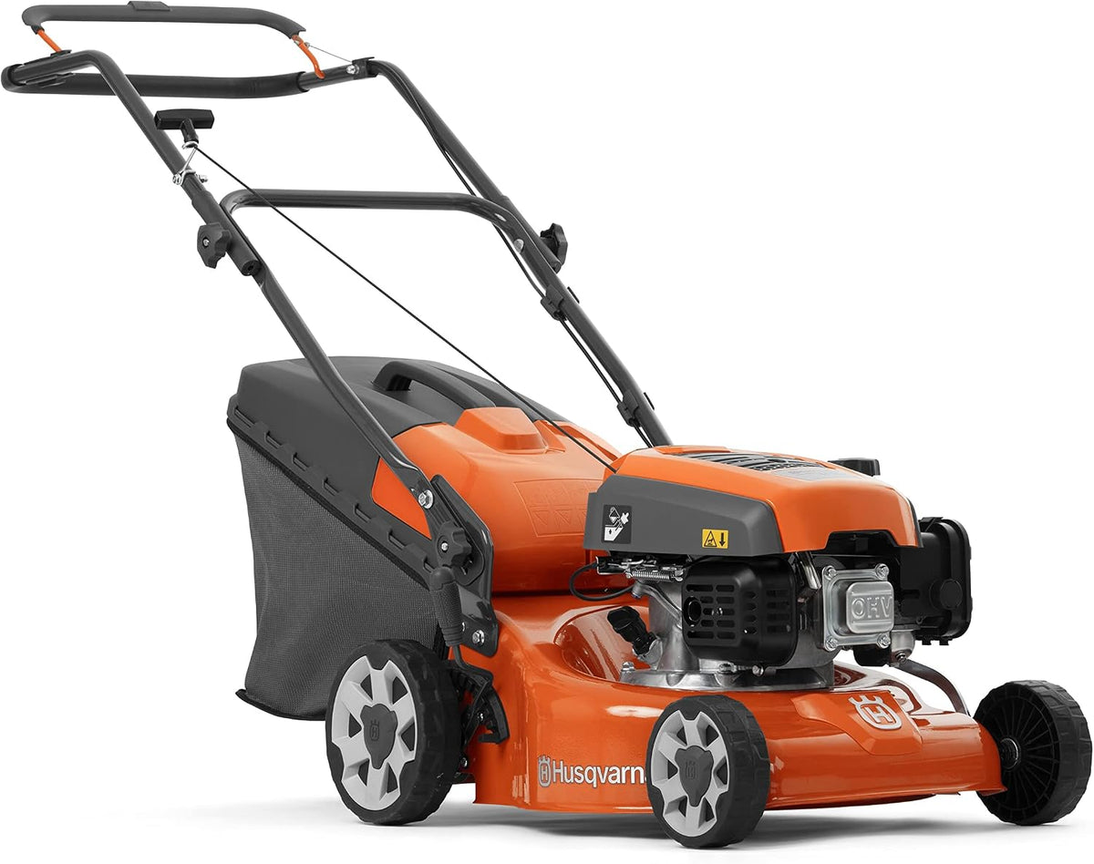 Husqvarna Rasentrimmer, Orange/Schwarz, LC 140P für den privaten Gebrauch, einfach zu bedienen, geeignet für kleinere Rasenflächen. (ohne Radantrieb)