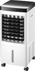 Mobiles Klimagerät, 550 m, Weiß/Schwarz, Tragbare Klimaanlage 12000 BTU, 5-in-1 Klimaanlage kühlt, entfeuchtet & Ventilatoren