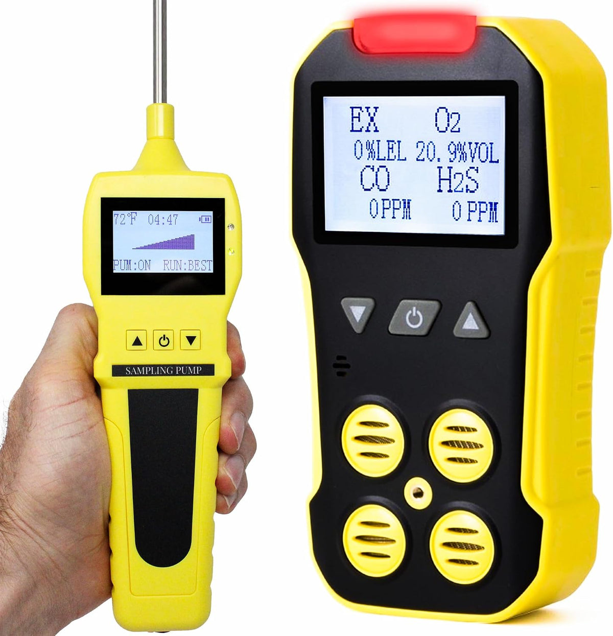 FORENSICS DETECTORS FD Gasmelder, Schwarz, 4-Gas-Messgerät mit Pumpe