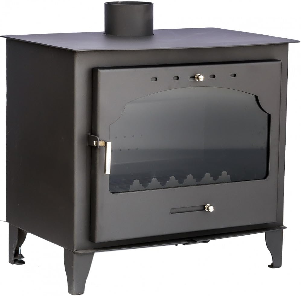 MAESTRO FERRETERO Kaminofen, 9 kW, Schwarz, JOIMA - Holzofen Modell JABALON. Wood Stove