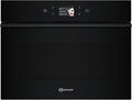 Bauknecht Mikrowelle, 900 Watt, Schwarz/Silber, BMP9O7TK Einbau- mit Grill und Heißluft Schwarzes Glas