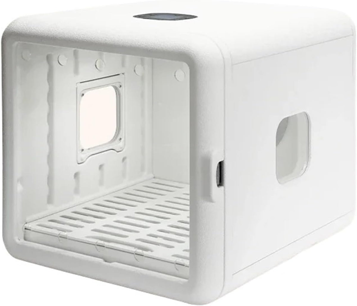 KOESRXNQW Haaraccessoires, Grau, Smart Automatische Haustier Haar Trocknen Box Negative