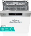 Gorenje Geschirrspüler, 82 x 60 x 57,5 cm, Silber/Weiß, GI643D91X /Einbaugerät/Integrierbar/60 breite/16