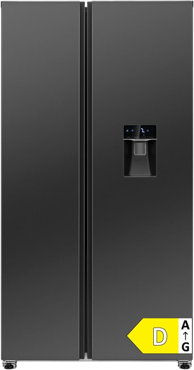 Bomann Kühlschrank, Silber, Side by Side