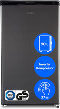 MEDION Kühlschrank, 90 Liter, Schwarz