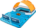 Bestway Matratze, 389 x 274 cm, Mehrfarbig, Hydro-Force 6-Personen-Badeinsel Tropical Breeze