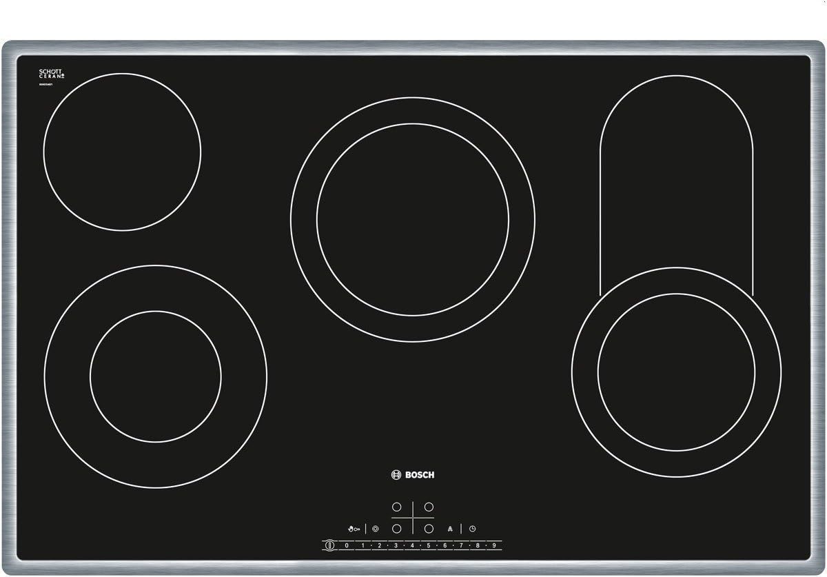 Bosch Kochfeld, 79.5 cm, Schwarz, PKC845F17 Serie 6 Elektro- /Glaskeramik/Breite
