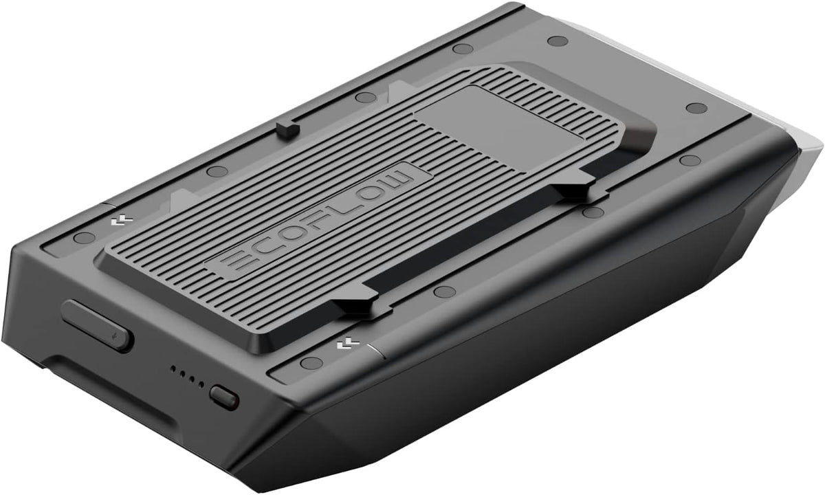 EF ECOFLOW Mobiles Klimagerät, 1159 Wh, Schwarz, Zusatzbatterie für WAVE 2 Klimaanlage, mit verlängerten und benutzerdefinierten Laufzeiten