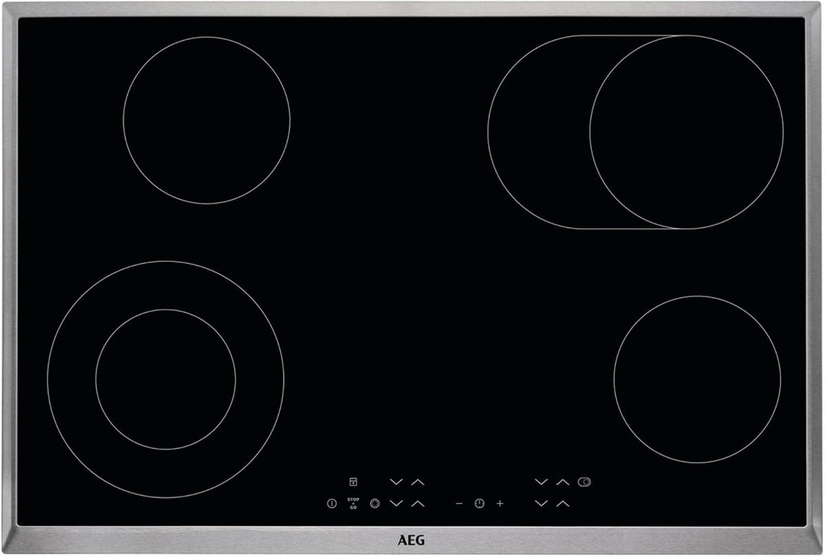 AEG Kochfeld, Schwarz, HK 834060 X-B / Glaskeramik