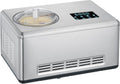SEVERIN Eismaschine, Weiß, 2-in-1 mit Joghurtfunktion, Kompressor Ice Cream Maker für Eis, Sorbet und Frozen Joghurt