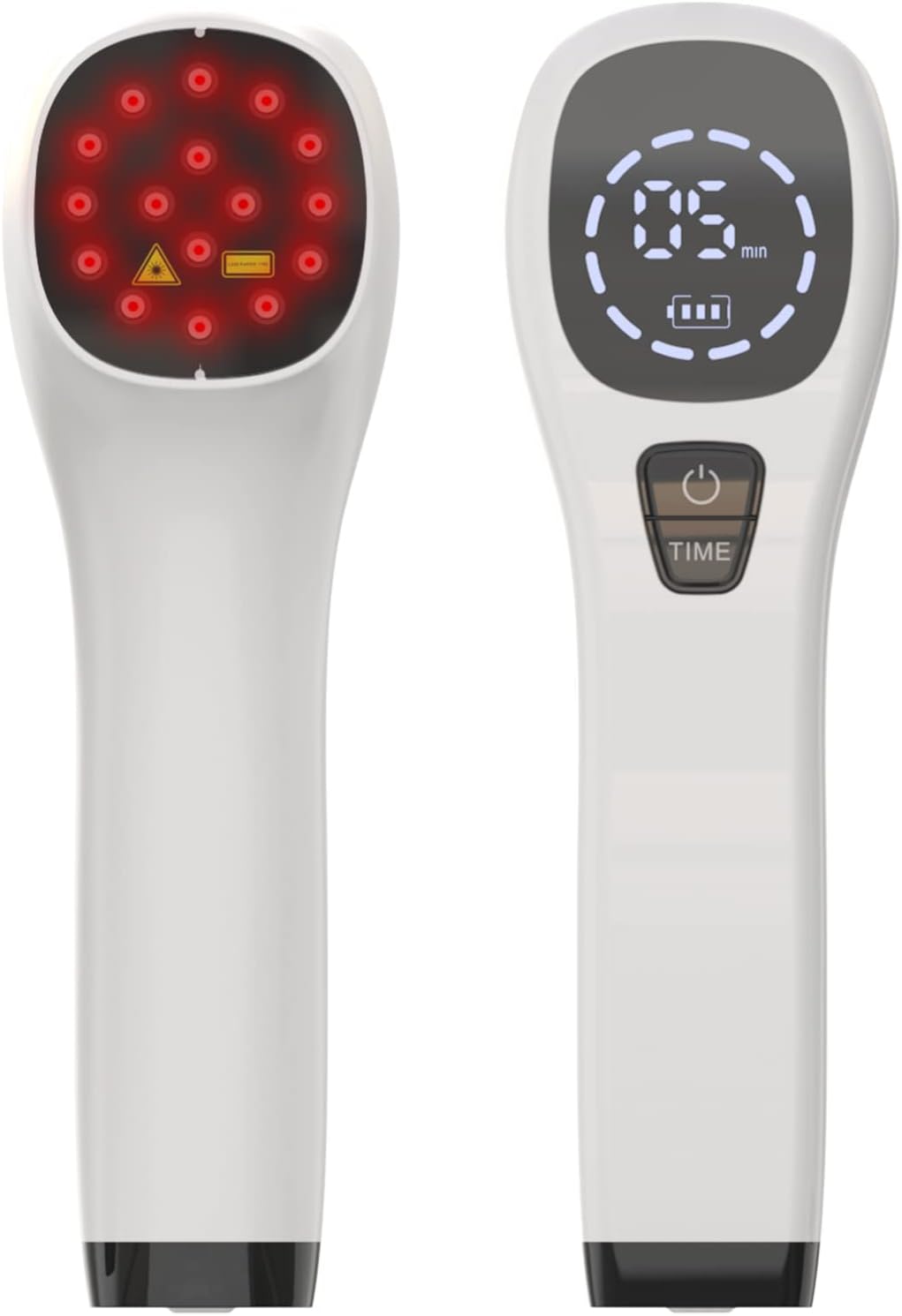 iKeener Infrarottherapie, Schwarz, Hand-Rotlicht Therapie Gerät, (4x808nm) Kalte laser Human/Tierarzt Therapiegerät