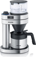 SEVERIN Kaffeemaschine, 1l, schwarz, Filter 'Caprice' mit auslaufsicherer Thermokanne, wie von Hand aufgebrüht
