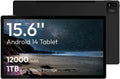 MESWAO Tablet, 15,6 Zoll, 30 W, Schwarz, 2025 Neuer Großes s mit -Schnelllademodus, Helio G99 Octa-Core, 8GB RAM+256GB ROM(1TB TF)