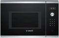 Bosch Mikrowelle, 38 x 59 cm, 31,5 cm, 900 W, Schwarz/Silber, BEL554MS0 Serie 6 Einbau-, Drehteller, Türanschlag Links