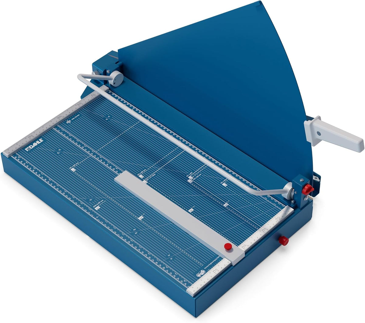 Dahle Stapelschneider, Grau, 517 Hebelschneidemaschine, bis DIN A3, 35 Blatt, Für große Papiermengen, Papiermesser