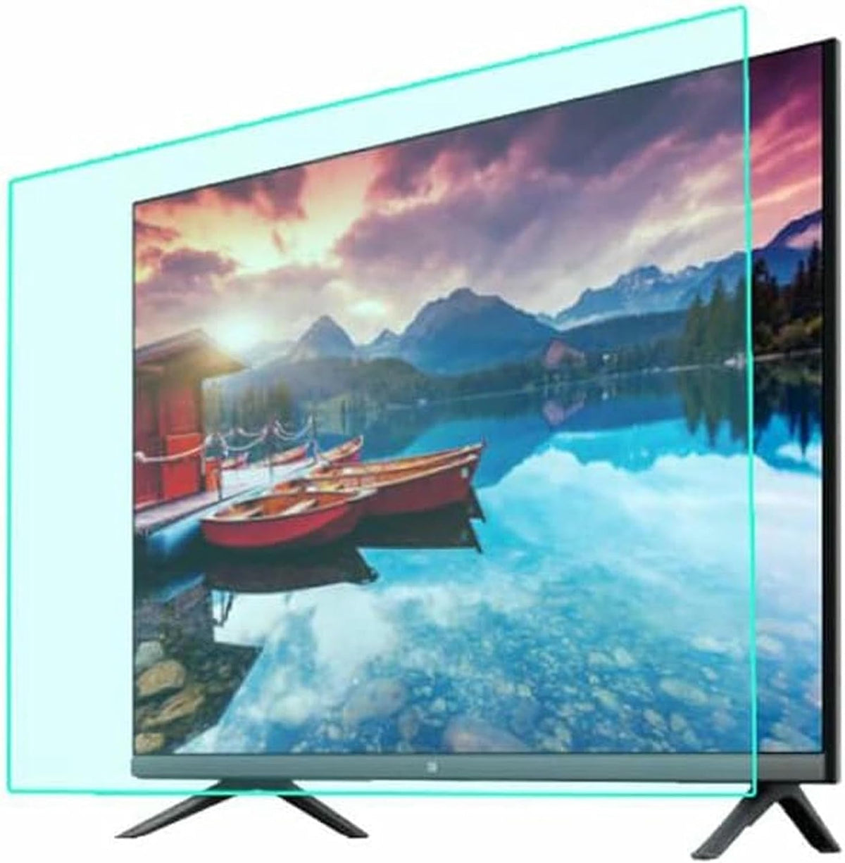 Bildschirmschutzfolie TV-Schutzfolie, 85 Zoll, Schwarz, Für 75- Fernseher, Mattiert, Blendfrei, Staubdicht, Led- Und HDTV-Displays