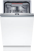 Bosch Geschirrspüler, 45 cm, Grau, SPV4EMX25E Serie 4, Einbau- komplett versenkbar, Home Connect, EfficientDry