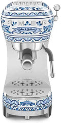 Smeg Kaffeemaschine, Edelstahl, Blau, ECF02DGBEU Dolce & Gabbana Espresso-, Siebträger